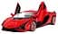 Машинка Lamborghini Sian FKP 37 червоний RASTAR модель 1:14 Автомобіль на дистанційному керуванні + пульт 2,4 ГГц - мініатюра 2