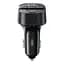 FM модулятор XO BCC17 Car Charger Smart Bluetooth Dual Port PD 30W Чорний (BCC17.black) - миниатюра 3