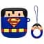 Силіконовий футляр Marvel & DC series для навушників AirPods 1/2 + кільце Супермен/Синій - мініатюра 1