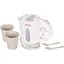 Электрочайник Tefal Travel-o-city Strix 0.5 л пластик в комплекте 2 стакана + 2 ложки бело-бежевый (KO120130) - миниатюра 5
