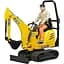 Іграшкова машинка Bruder Міні-екскаватор JCB та фігуркою 1:16 (62002) - мініатюра 3