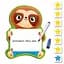 Магнитная доска "Ленивец" с маркером Vladi Toys VT3601-22 (укр.) - миниатюра 1