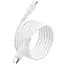 Дата кабель Borofone BX116 Certain Type-C to Type-C 60W (1m) White - мініатюра 2