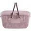 Кошик Violet House Виолетта Pink Powder з кришкою 5 л (1010 Виолетта PINK POWDER с/к 5 л) - мініатюра 1