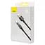 Кабель Baseus Explorer Series Auto Power-Off Fast Charging Data Cable USB to Type-C 100W 2m CATS000301 Black - мініатюра 6