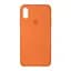 Silicone Case Original for Apple iPhone XS Max (OEM) - Papaya - миниатюра 1