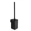 Йоржик для унітазу VBI Quadro black VBI-040122BL, Чорний матовий - мініатюра 1