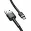 Кабель Baseus Cafule Micro USB 3m (CAMKLF-HG1) Gray/Black [69673] - мініатюра 4