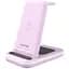 Зарядное устройство Canyon WS-304 Foldable 3in1 Wireless charger Iced Pink (CNS-WCS304IP) - миниатюра 1