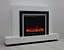 Камін електричний Fireplace Craftsman Tokado White Bluetooth (10080122) - мініатюра 2