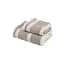 Рушник Lotus Home - Milana muslin beige-lead blue 80x160 - мініатюра 8
