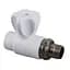 Радиаторный кран прямой Kalde PPR ф25 x 3/4 000017874 - миниатюра 1