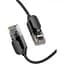 Патч-корд Ugreen NW122 CAT 6A Pure Copper Ethernet Cable OD2.8 5m Black (70654) [147320] - мініатюра 3