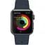 Ремешок Uwatch Silicone Strap for Apple Watch 42/44 mm Midnight Blue - миниатюра 3