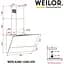 Витяжка Weilor WDS 6280 BL 1200 LED - мініатюра 12