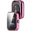 Чехол-накладка DK Silicone Face Case для Xiaomi Amazfit Bip 3 / 3 Pro (pink rose) - миниатюра 2