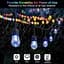 Уличная гирлянда с ретро-лампами LED RGB Edison 10 шт, 220V, 10 метров с переходником - миниатюра 4