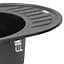Кухонна мийка Lidz 620x500/200 BLM-14 чорний металік (LIDZBLM14620500200) - мініатюра 4