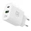 Зарядний пристрій мережевий MAKE 20W Type-C PD3.0 + USB QC4.0 White - мініатюра 3