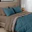 Покрывало стеганое двустороннее Cosas TAUPE STONE на кровать и диван 110х140 см кофе (Blanket_84Quartz_68Sky_kt_15Espresso_110x140) - миниатюра 7