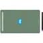 Графічний планшет XP-Pen Deco LW green, 10X6", 5080 LPI, 8192 levels, Bluetooth 5.0 - мініатюра 1