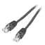 Патч-корд 3 м, UTP, чорний, Cablexpert, Cat.6, CCA, PVC (PP6U-3M/BK) - мініатюра 1