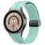 Браслет Cls-black для Samsung Galaxy Watch 5 - бирюзовый ширина крепления 20мм силикон Watchbands (W33-3WB12227561) - миниатюра 2