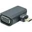 Адаптер PowerPlant USB Type-C - VGA (M/F) Black (CA914289) - мініатюра 1