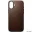 Шкіряний чохол Nomad Modern Leather Case Brown для iPhone 16 (NM01850885) - мініатюра 3