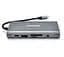 Хаб-конвертор VEGGIEG TC10-U Type-C на Type-C+USB3.0 3+HDMI+VGA+SD/TF+RJ45 - миниатюра 2