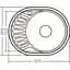 Мойка для кухни Zerix Z5745-06-160D decor (ZX1589) - миниатюра 2