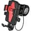 Холдер Hoco CA73 Flying one-touch bicycle and motorcycle universal holder Чорний Червоний - мініатюра 1