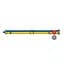Нашийник для собак нейлоновий Waudog Nylon з QR-паспортом "Colors of freedom" металева пряжка-фастекс L Ш 25 мм Дов - мініатюра 2