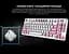 Клавіатура ігрова механічна MSI FORGE GK-600 W TKL Wireless, EN/UKR/RU, RGB VIOLET - мініатюра 5