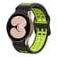 Ремешок для Samsung Galaxy Watch 5 44mm - черно-зеленый ширина крепления 20мм силикон Watchbands Galaxy Sport (W40-1WB18286556) - миниатюра 2