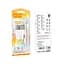 Адаптер мережевий HOCO Type-C to Type-C Cable Transparent tribute single-port C125A |1Type-C, PD/QC, 20W/3A| - мініатюра 3
