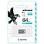 USB флеш накопичувач Wibrand 64GB Hawk Silver USB 2.0 (WI2.0/HA64M1S) - мініатюра 2