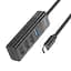 Hub адаптер Hoco Type-C Easy mix 4-in-1 converter HB25 Usb3.0+3xUsb2.0 - мініатюра 2
