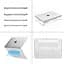 Пластиковая накладка (верх и низ) HardShell Case для Apple MacBook Air 15.3` M2 A2941 2023 Crystal Grey [98197] - миниатюра 4