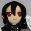 М'яка іграшка Себастьян Міхаеліс Темний дворецький Black Butler Sebastian Michaelis 25 см BB S 8.02 - мініатюра 4