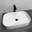 Умивальник VBI Vestone 55 white накладний VBI-017001, Білий - мініатюра 3