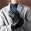 Рукавички шкіряні чоловічі Qimian Sheepskin Gloves size S Black [62913] - мініатюра 2