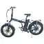 Электровелосипед Crosser Comp фетбайк 350W 12Ah черный с синим - миниатюра 1
