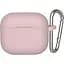 Чехол Blueo Liquid Silicone Case+Carbine для AirPods 4 Pink (B44-A4PNK) [120745] - миниатюра 1