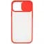 Чохол UFT для iPhone 12 силіконовий зі шторкою, що захищає камеру Red - мініатюра 1