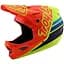 Велошлем Troy Lee Designs D3 Fiberlite Silhoette L Orange/Yellow (1106-198757024) - миниатюра 1