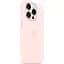Чохол Silicone Case with MagSafe для Apple iPhone 15 Pro Light Pink AAA [93266] - мініатюра 2