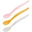 Первые ложечки для кормления Canpol babies 3 шт. розовая, белая и желтая (31/419_pin) - миниатюра 1