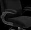 Офисное кресло GT Racer черное (B-3021 Fabric Black) - миниатюра 6
