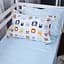 Простыня на резинке MirSon Poplin Line Kids 09 Sleeping Animals 70x190 см (2200009720888) - миниатюра 1